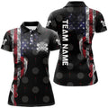 Smoke American Flag Darts, Quarter-Zip Custom Patriotic Dart Dart
