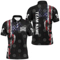 Smoke American Flag Darts, Quarter-Zip Custom Patriotic Dart Dart