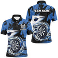 Funny Blue Swirling Darts Board Custom Dart and, Cool Darts Team
