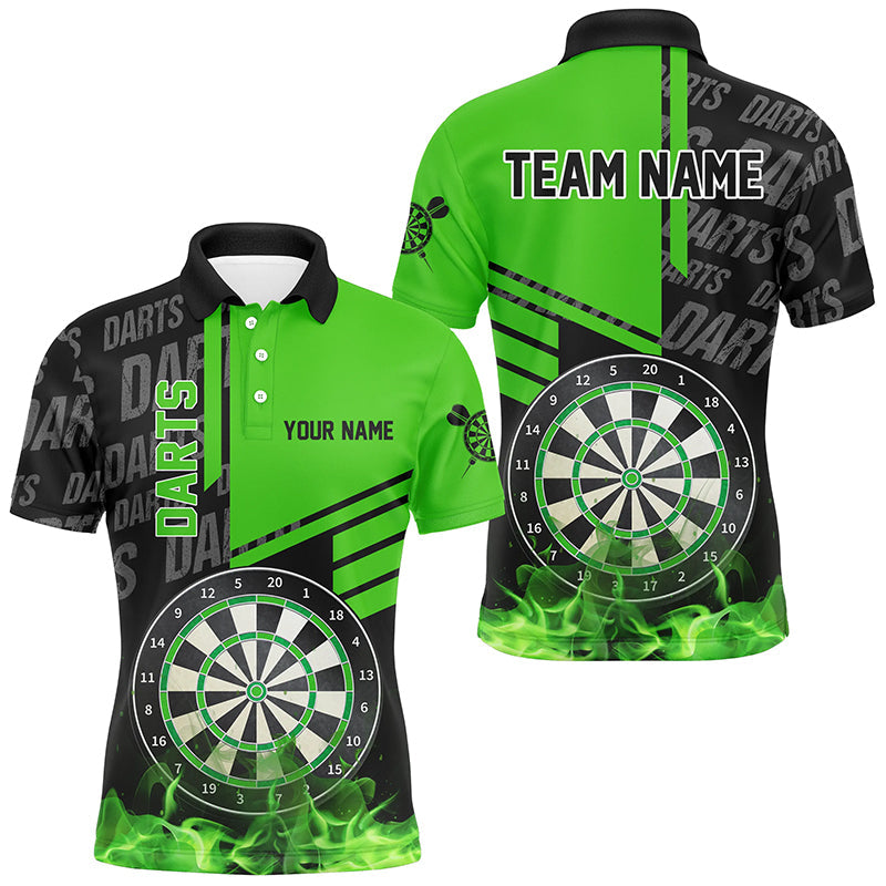 Black And Green Fire Darts Custom Darts League Team Darts and