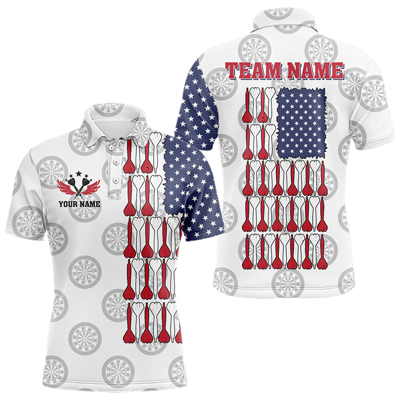 American Flag White Darts and Custom Men Dart Patriotic Dart