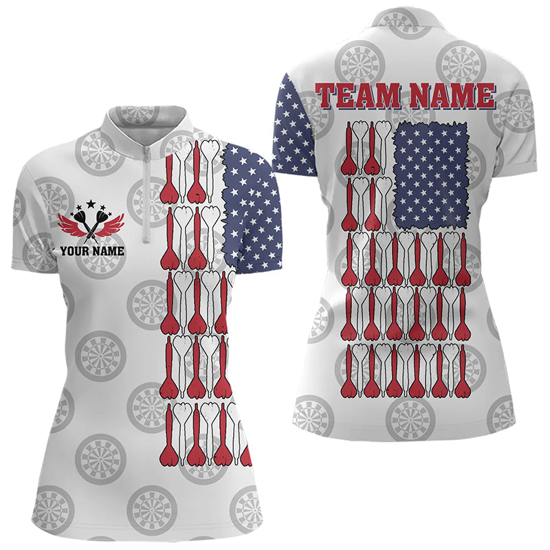 American Flag White Darts and Custom Men Dart Patriotic Dart