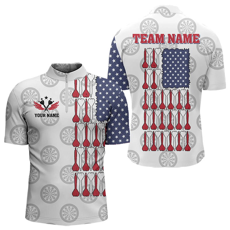 American Flag White Darts and Custom Men Dart Patriotic Dart
