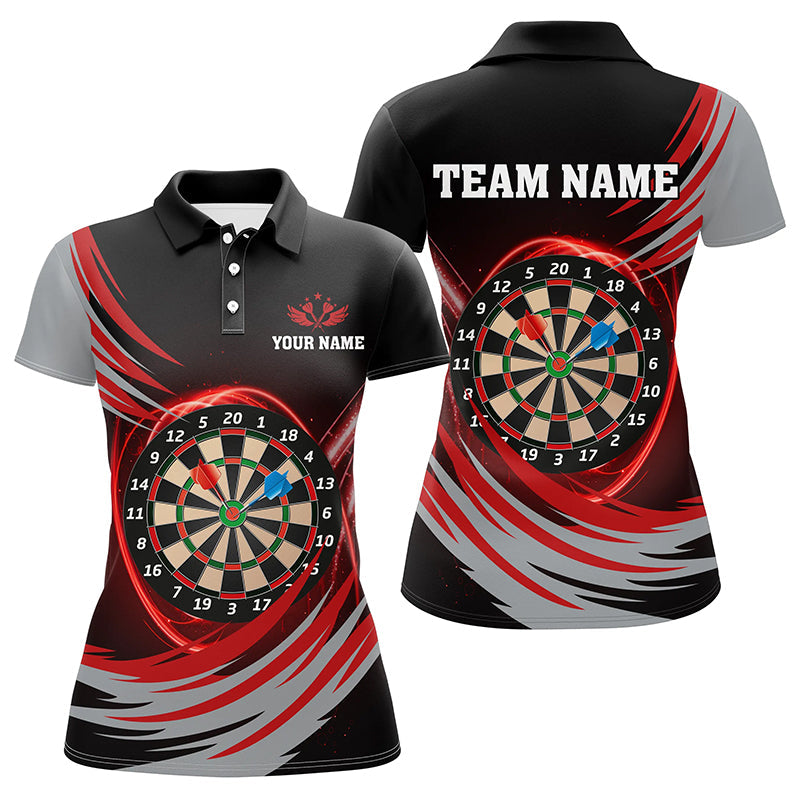 Personalized Black Red Lighting Dart Board 3D Men Darts Custom Darts Team