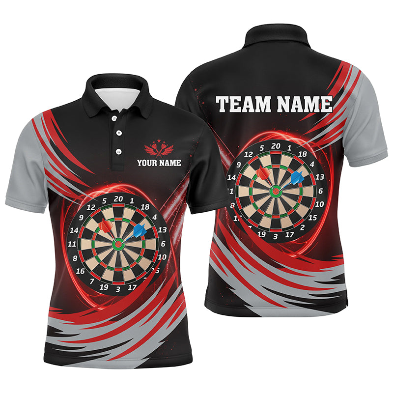 Personalized Black Red Lighting Dart Board 3D Men Darts Custom Darts Team