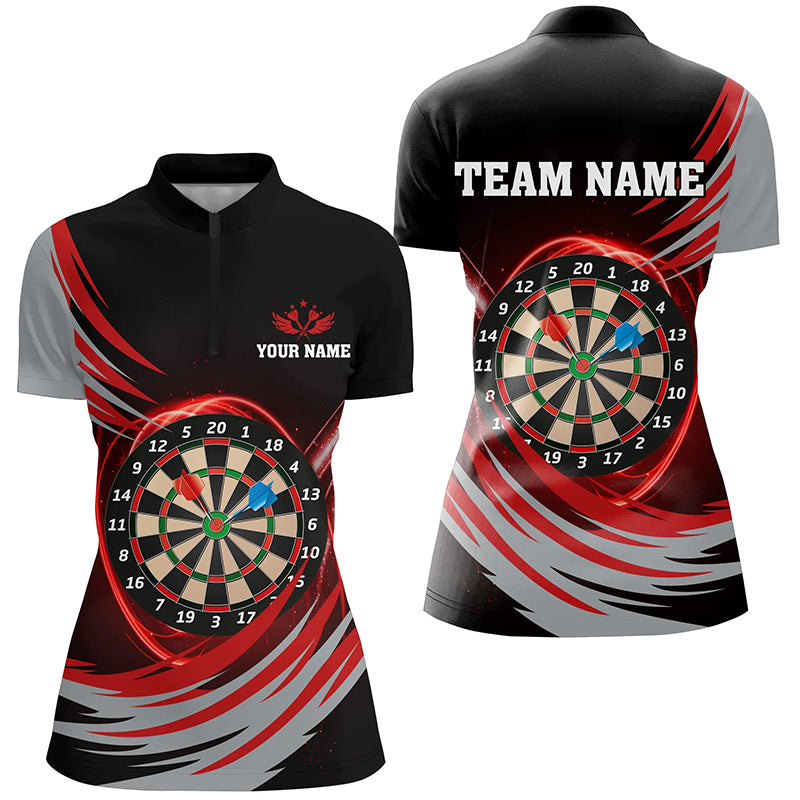 Personalized Black Red Lighting Dart Board 3D Men Darts Custom Darts Team