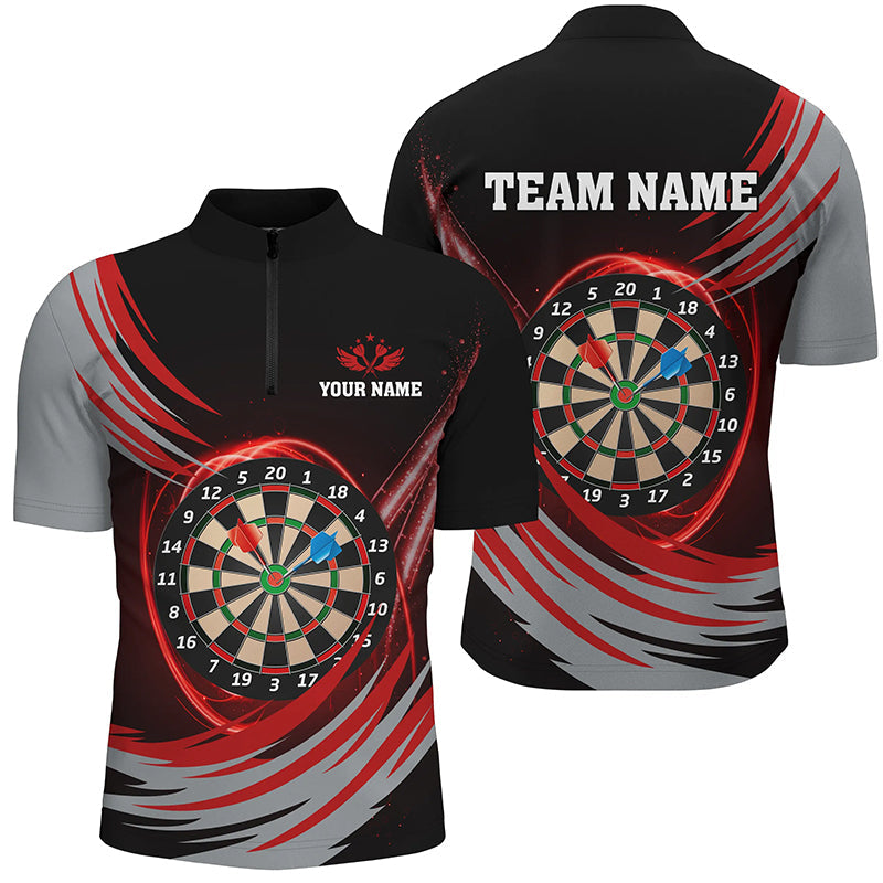 Personalized Black Red Lighting Dart Board 3D Men Darts Custom Darts Team