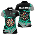 Personalized Black Turquoise Lighting Dart Board 3D Men Darts Custom Darts Team