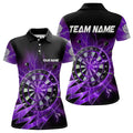 Personalized Purple Dartboard Thunder Storm Lighting Dart Custom Team Dart