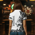 White Black Thorny Camo Wolf Dart Custom Camouflage Dart Team Dart