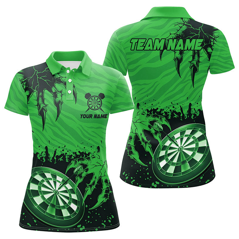 Funny Claw Dartboard Green Men Darts and Quarter-Zip Custom Team League Darts