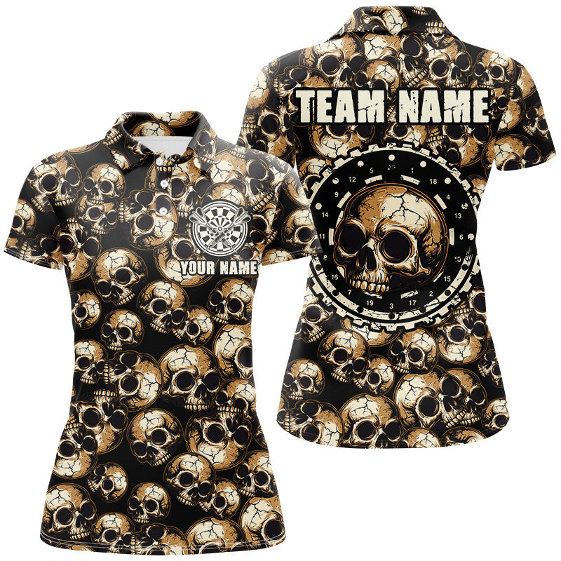Personalized Retro Skull Pattern Darts Custom Scary Darts, Darts Uniform