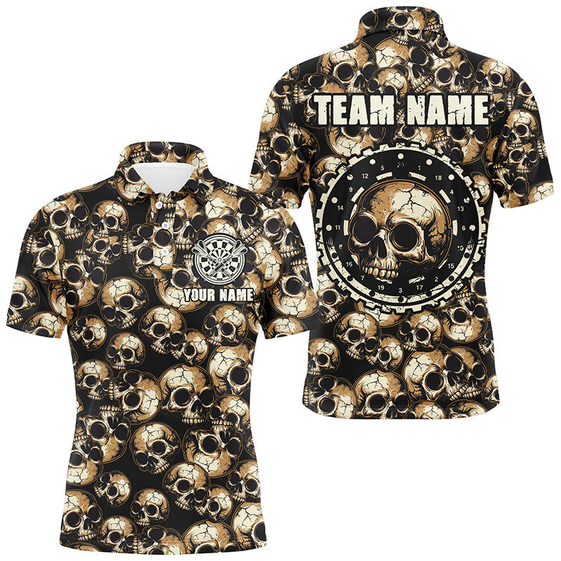 Personalized Retro Skull Pattern Darts Custom Scary Darts, Darts Uniform