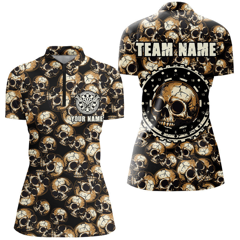 Personalized Retro Skull Pattern Darts Custom Scary Darts, Darts Uniform