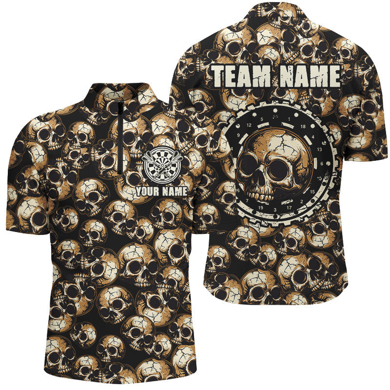 Personalized Retro Skull Pattern Darts Custom Scary Darts, Darts Uniform