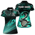 Turquoise Thunder Lightning Custom Cobra Snake Dart Team League Dart