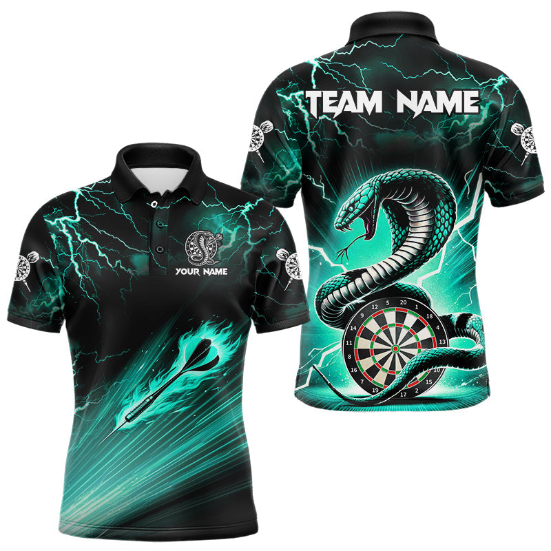 Turquoise Thunder Lightning Custom Cobra Snake Dart Team League Dart