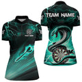 Turquoise Thunder Lightning Custom Cobra Snake Dart Team League Dart