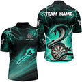 Turquoise Thunder Lightning Custom Cobra Snake Dart Team League Dart