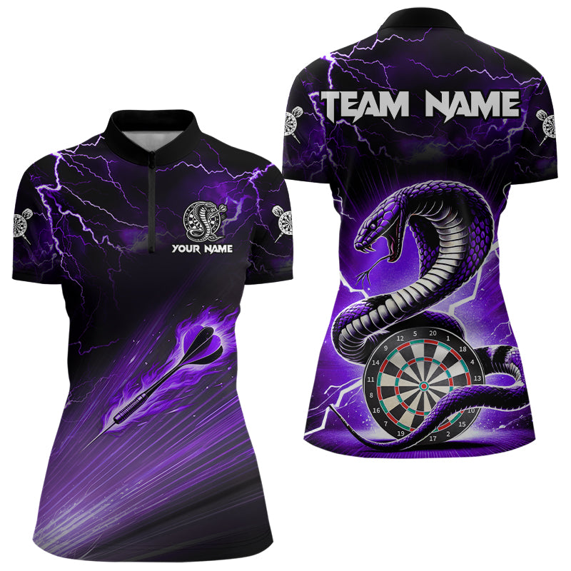 Purple Thunder Lightning Custom Cobra Snake Women Dart Best Dart Dart Team