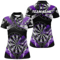 Personalized Darts Tournament Grunge Style Darts Custom Darts Team |Purple