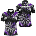 Personalized Darts Tournament Grunge Style Darts Custom Darts Team |Purple