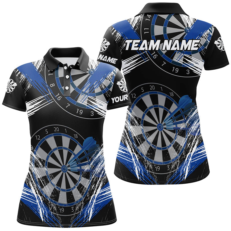 Personalized Darts Tournament Grunge Style Darts Custom Darts Team |Blue