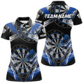 Personalized Darts Tournament Grunge Style Darts Custom Darts Team |Blue