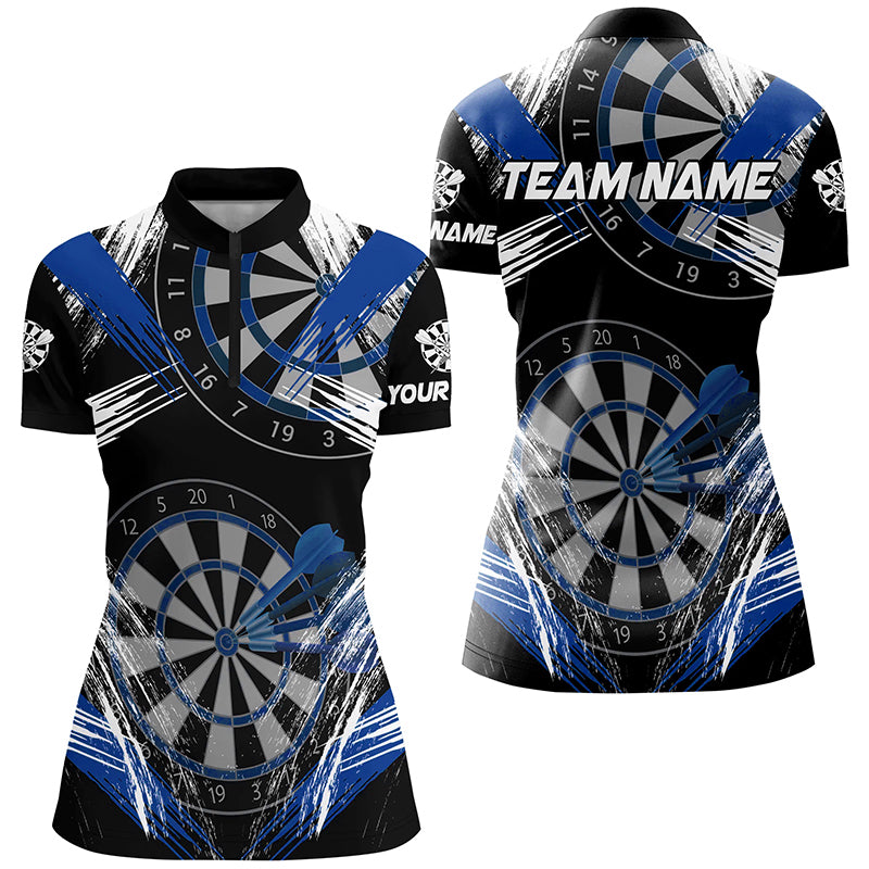 Personalized Darts Tournament Grunge Style Darts Custom Darts Team |Blue