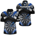 Personalized Darts Tournament Grunge Style Darts Custom Darts Team |Blue