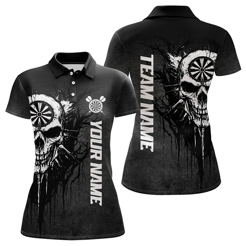Personalized Black White Dark Skull Darts and Custom Dart Dart