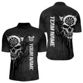 Personalized Black White Dark Skull Darts and Custom Dart Dart