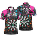 Personalized Darts Board Colorful Grunge Men Darts Custom Darts For Team Player