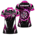 Personalized Thunder Lightning Pink Dart Custom Team League Darts