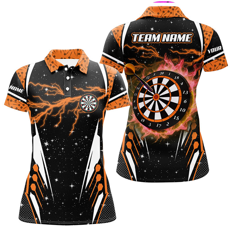 Personalized Thunder Lightning Orange Dart Custom Team League Darts