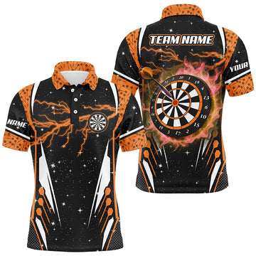 Personalized Thunder Lightning Orange Dart Custom Team League Darts