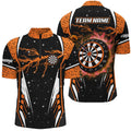 Personalized Thunder Lightning Orange Dart Custom Team League Darts
