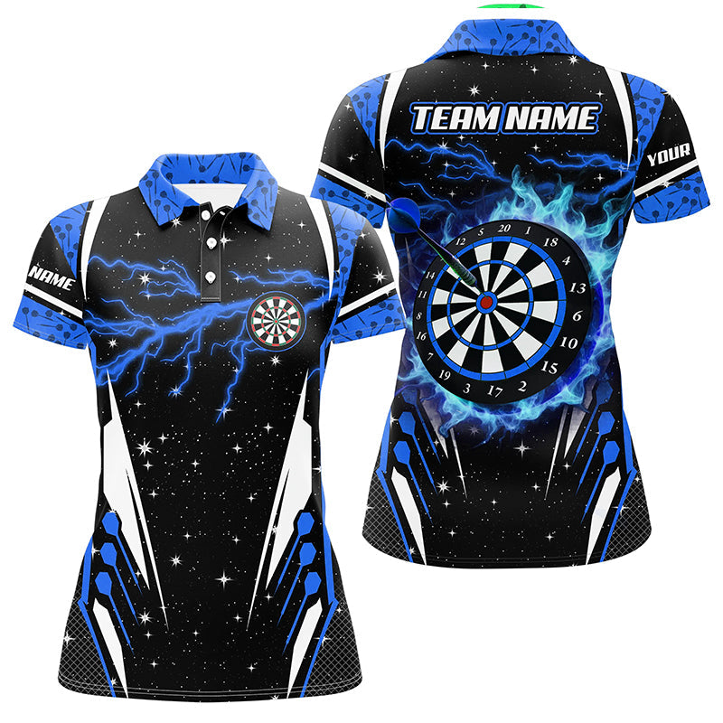 Personalized Thunder Lightning Blue Dart Custom Team League Darts