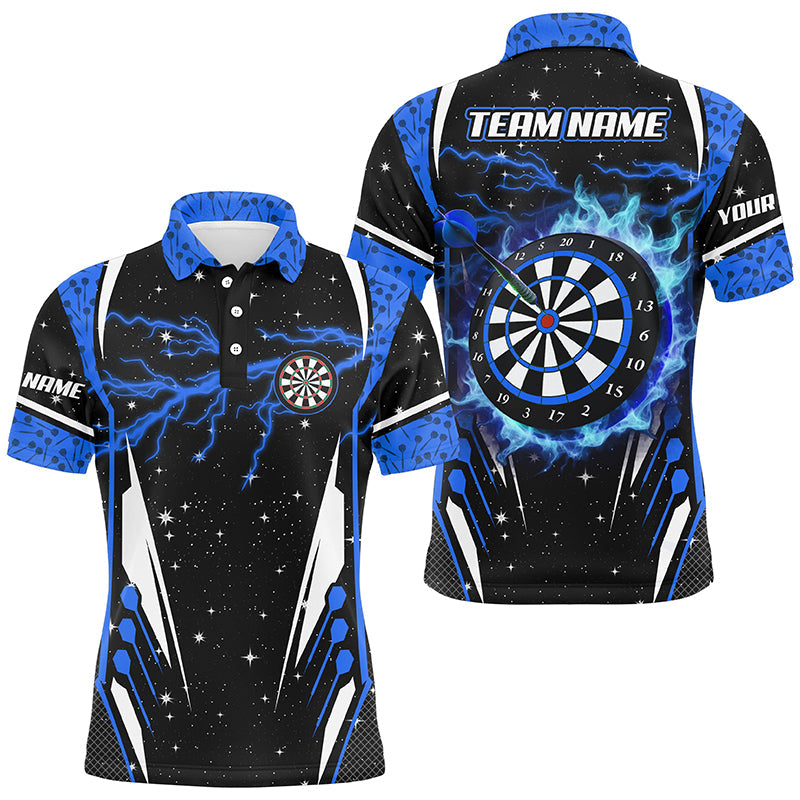 Personalized Thunder Lightning Blue Dart Custom Team League Darts