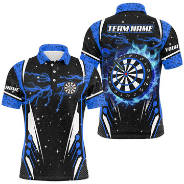 Personalized Thunder Lightning Blue Dart Custom Team League Darts