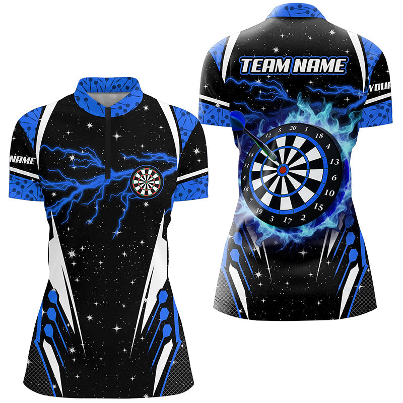 Personalized Thunder Lightning Blue Dart Custom Team League Darts