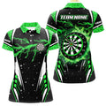 Personalized Thunder Lightning Green Dart Men Custom Team League Dart