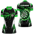 Personalized Thunder Lightning Green Dart Men Custom Team League Dart