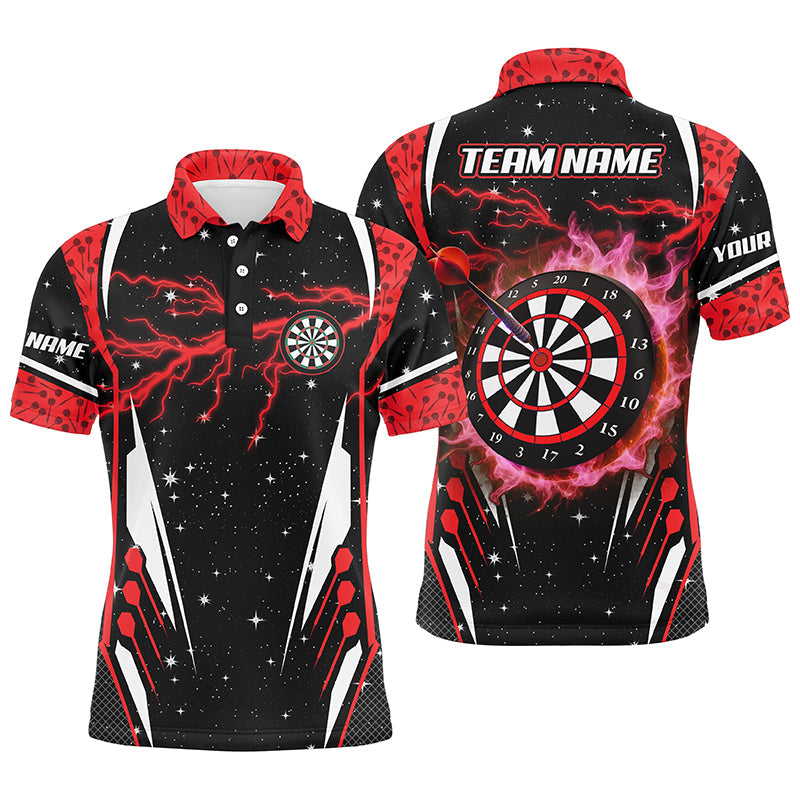 Personalized Thunder Lightning Red Dart Men Custom Team League Dart