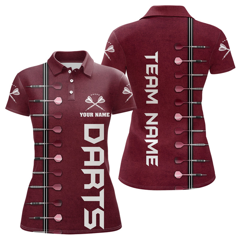 Personalized Wine Red Dart and Custom Dart Dart Team