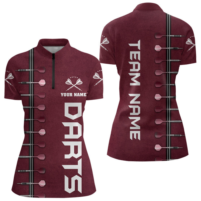 Personalized Wine Red Dart and Custom Dart Dart Team