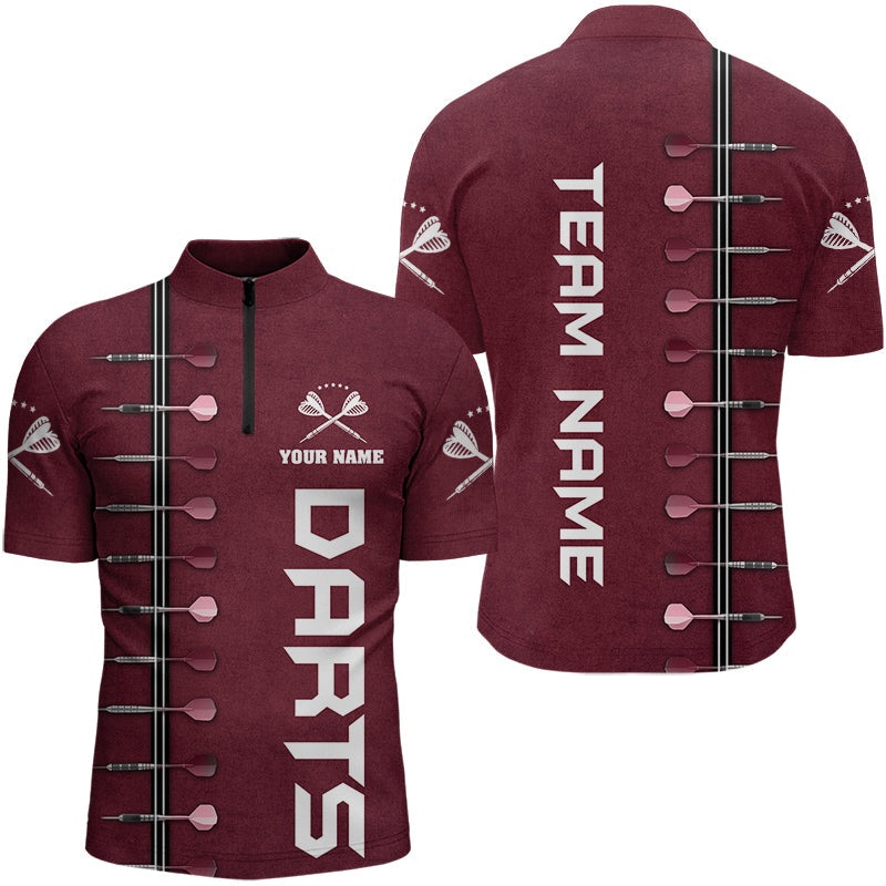 Personalized Wine Red Dart and Custom Dart Dart Team