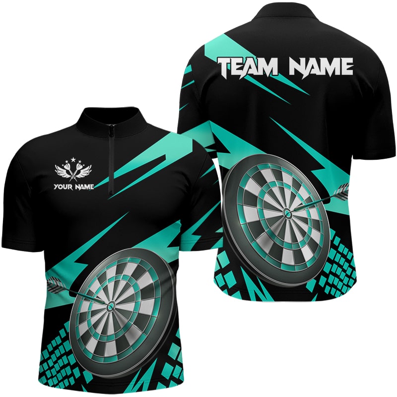 Cyan Black Custom Dart, Personalized 3D Darts Board Dart and