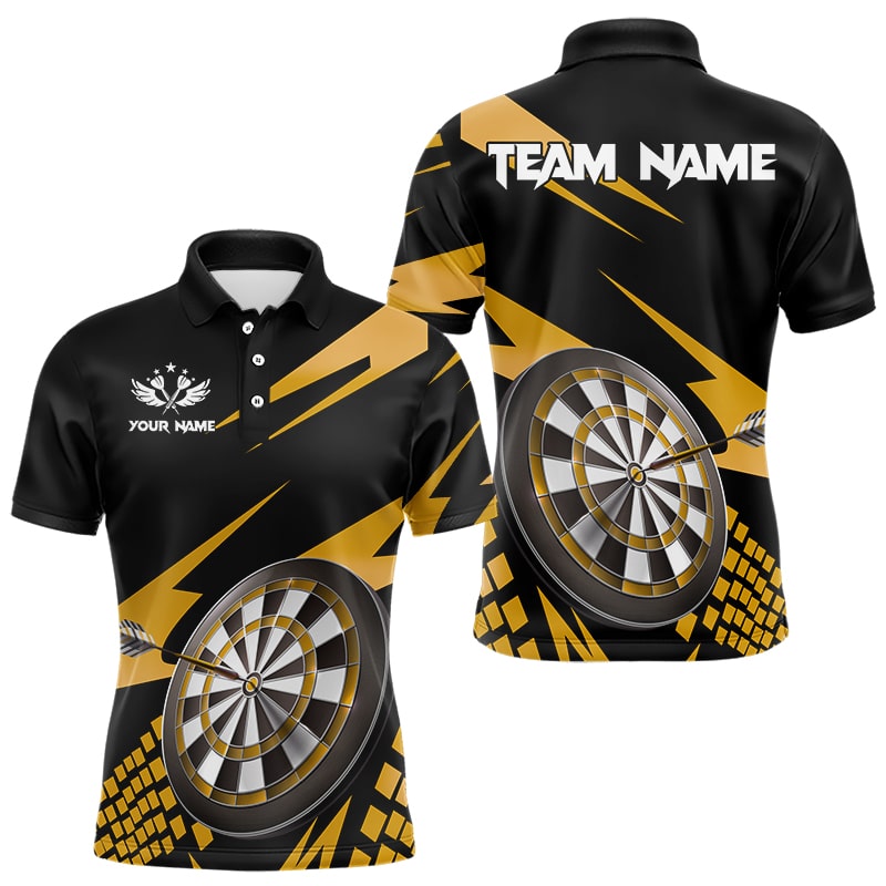 Yellow Black Custom Dart, Personalized 3D Darts Board Dart and