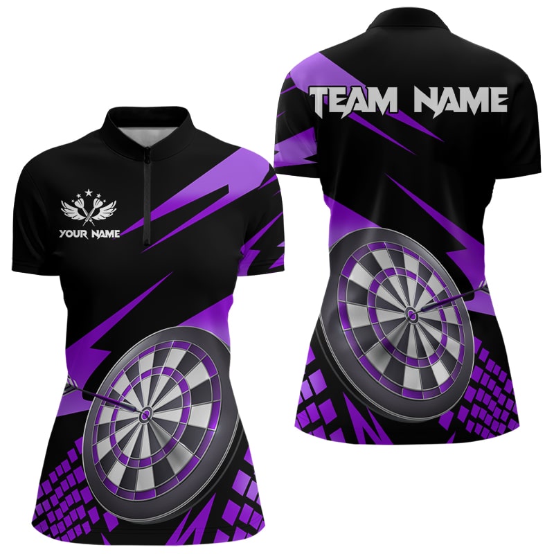 Purple Black Custom Dart, Personalized 3D Darts Board Dart and